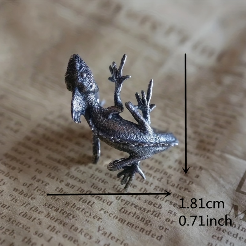 Vintage Silver Lizard Ring for Men
